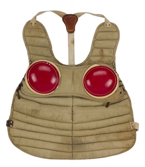 Vintage Female Baseball Catchers Chest Protector